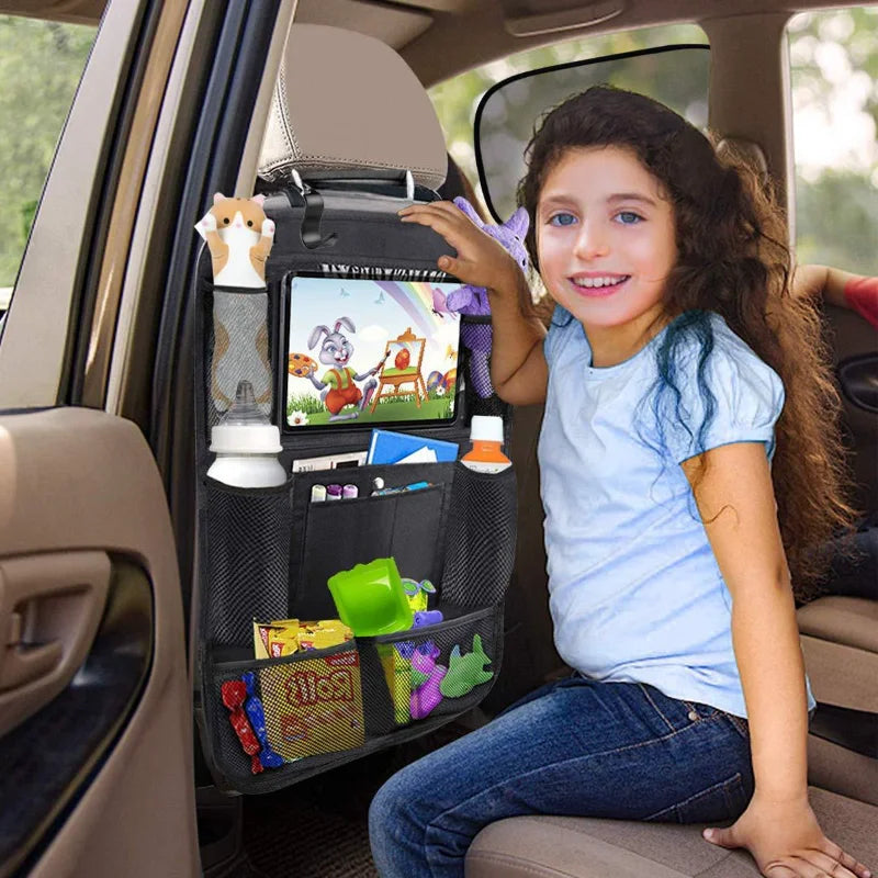 Auto Rücksitz Organizer mit Touchscreen Tablet Halter