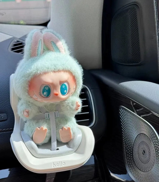 Labubu Autositz Niedliche Puppe 15-17 cm Puppensitz