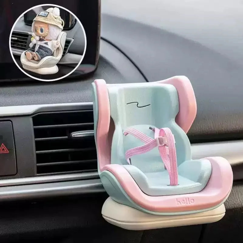 Labubu Autositz Niedliche Puppe 15-17 cm Puppensitz