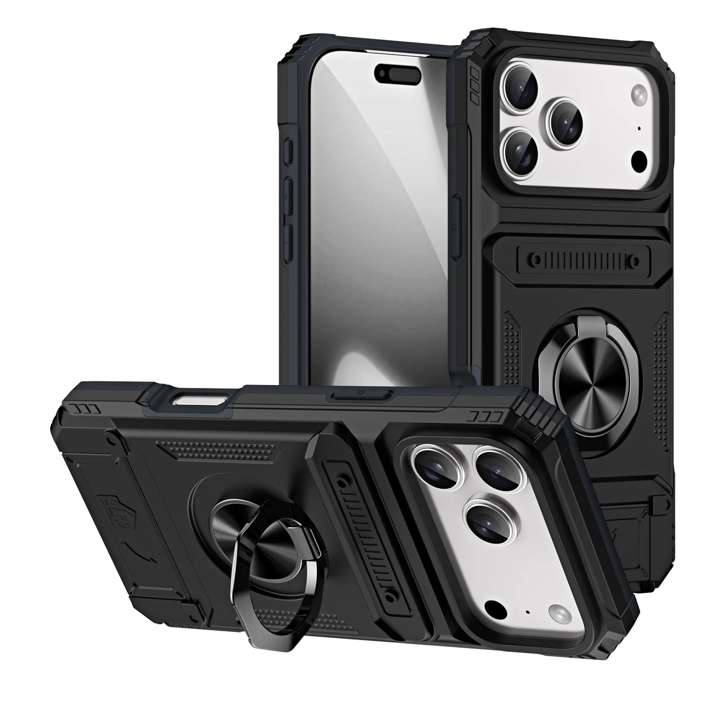Militärische Rüstung mit Kartenfach iPhone 17