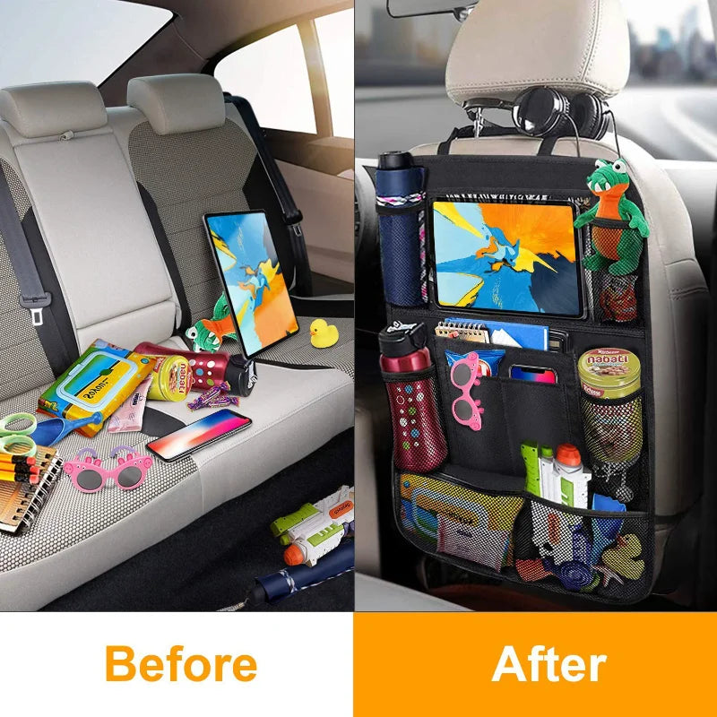 Auto Rücksitz Organizer mit Touchscreen Tablet Halter