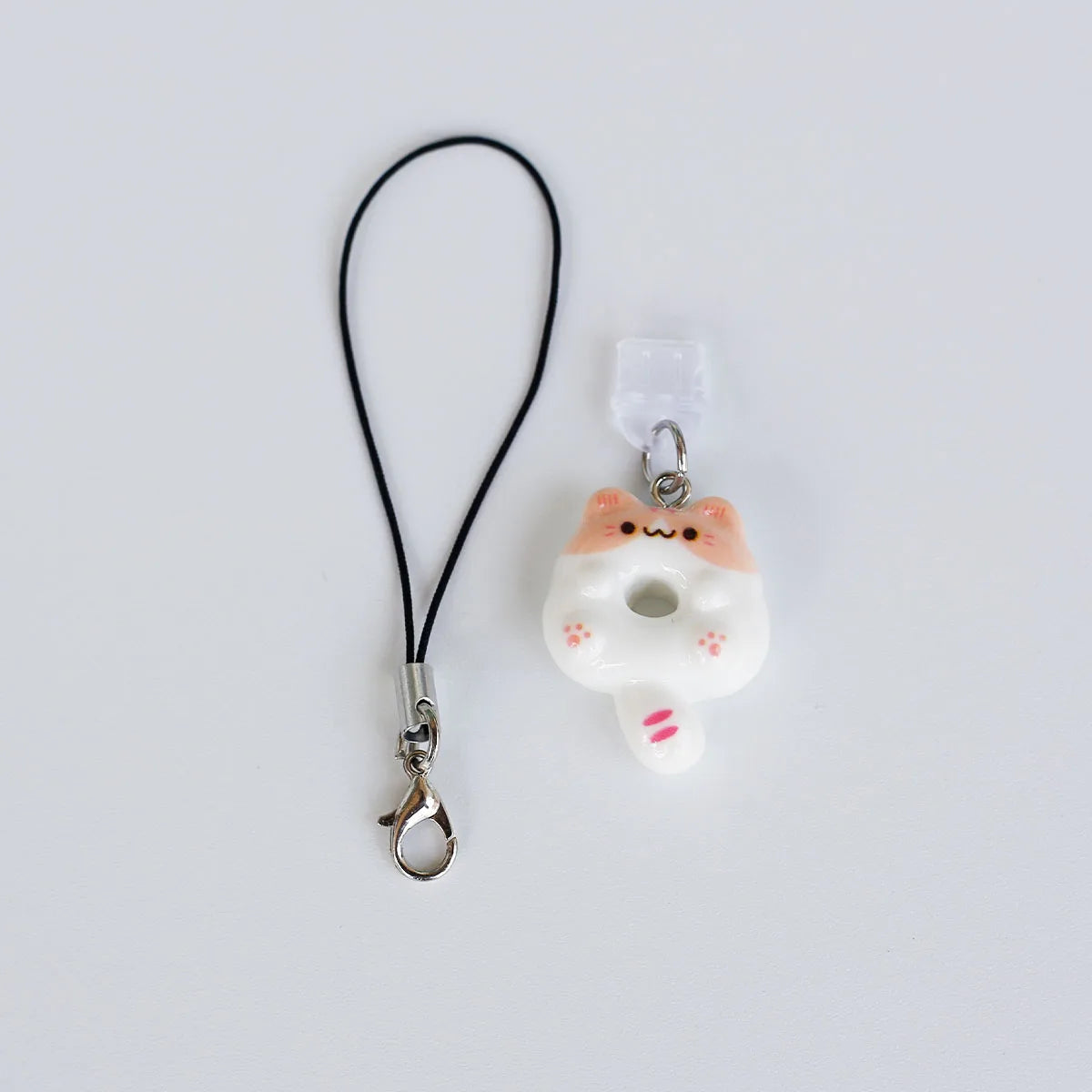 Handy Staub Stecker Anhänger süße Donut Katze Für Typ-c Port