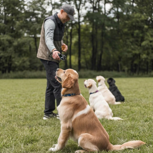 Ultraschall-Hundetrainer mit Taschenlampe