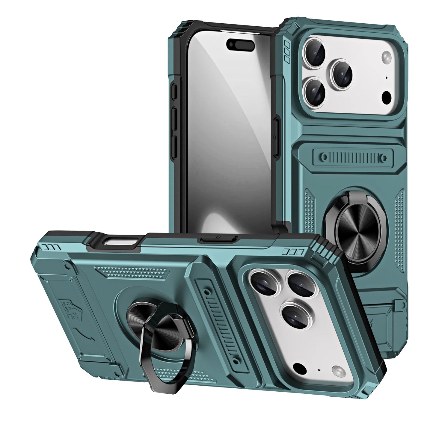 Militärische Rüstung mit Kartenfach iPhone 17