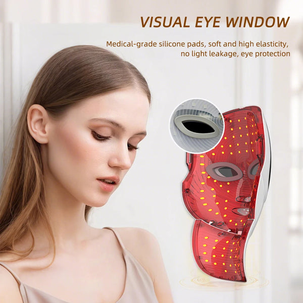 Leuchtende Hautmaske für Frauen