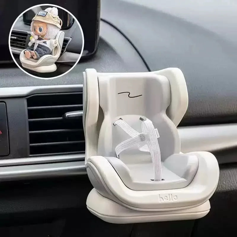 Labubu Autositz Niedliche Puppe 15-17 cm Puppensitz