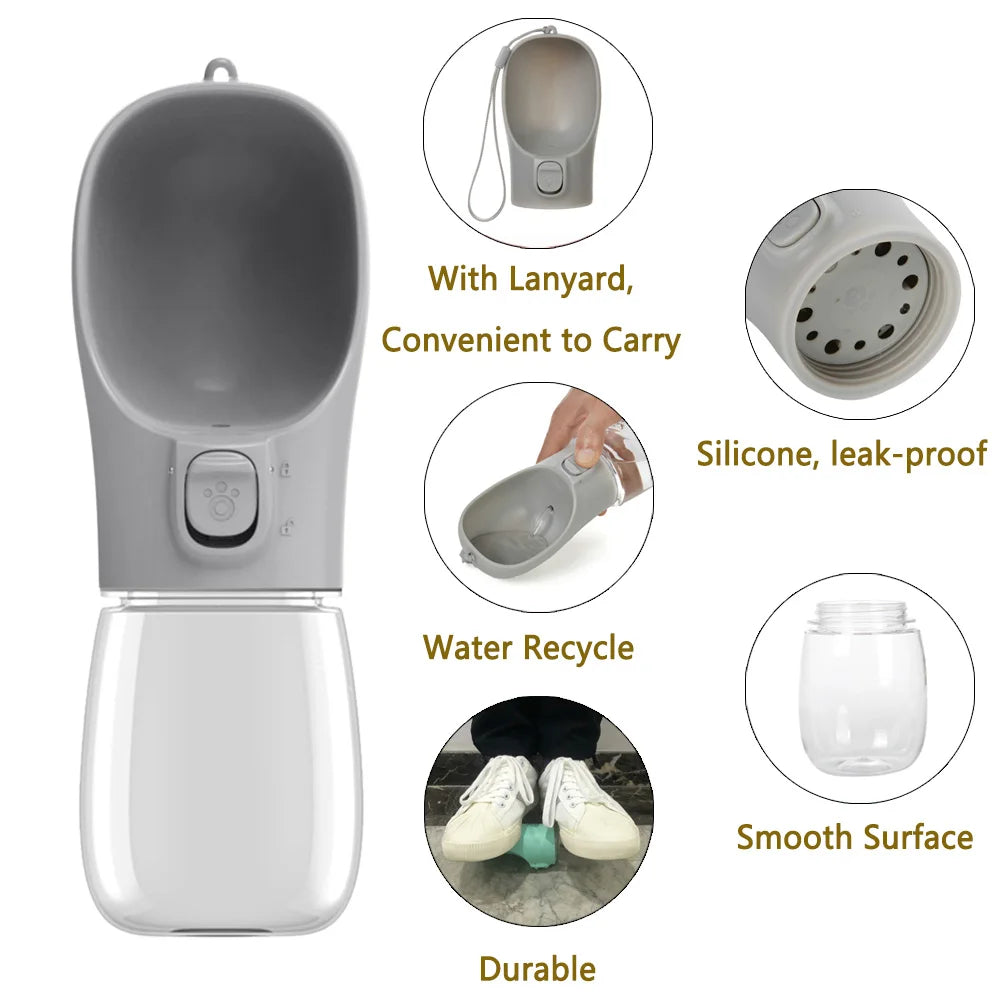 Holapet Tragbare Wasserflasche für große Hunde für kleine  Hunde