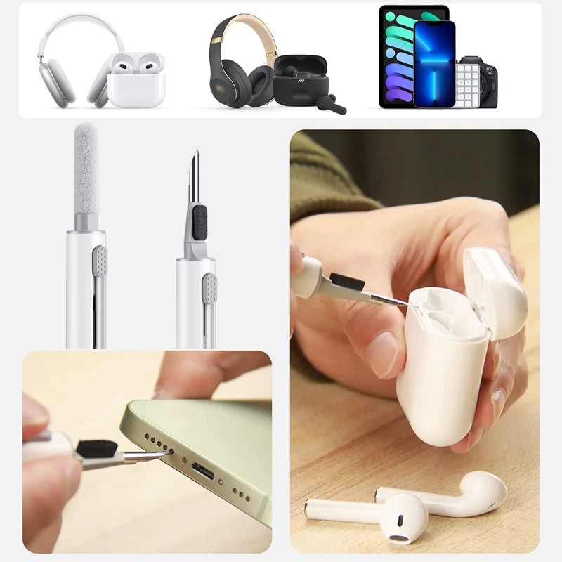 Handy-Ladeanschluss Staubstecker Reinigungsset für Apple und Android Type-C